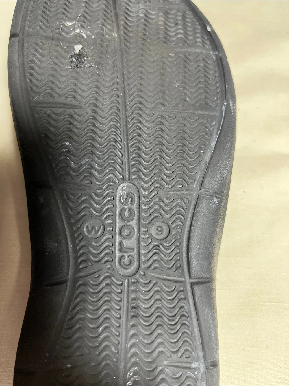 CROCS Black Dual-Strap Comfort Slide Sandals